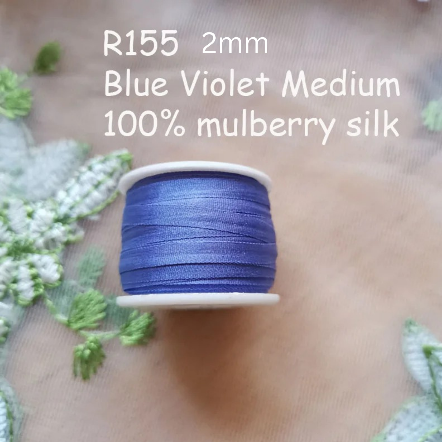 2mm Mulberry Silk Ribbon Natural Pure 100% Silk Ribbons 4mm 7mm 13mm 20mm Silk Ribbon Embroidery Cross Stitch 91 Colours