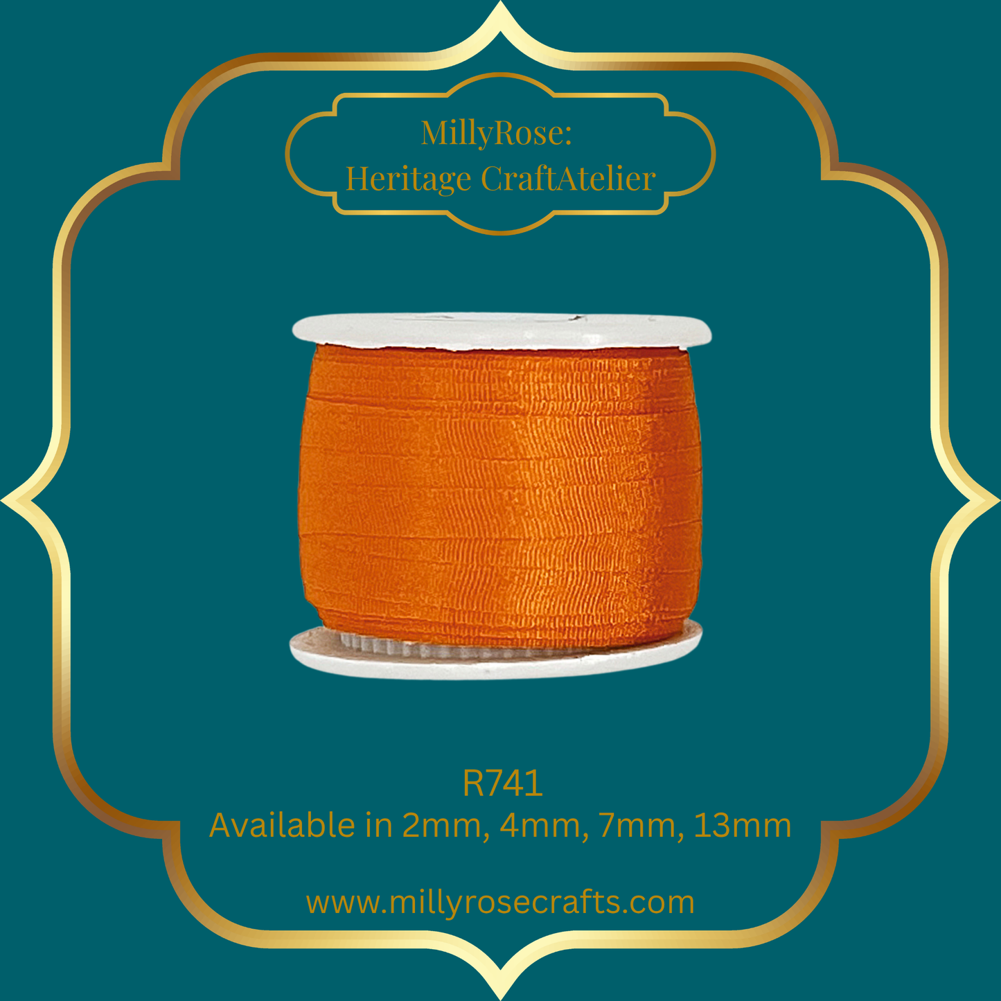 Premium 100% Mulberry Silk Ribbon  Artisan Single Color Collection 2mm,4mm,7mm,13mm,20mm widths