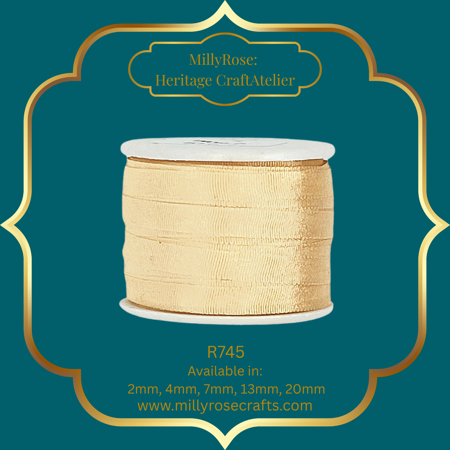 Premium 100% Mulberry Silk Ribbon  Artisan Single Color Collection 2mm,4mm,7mm,13mm,20mm widths