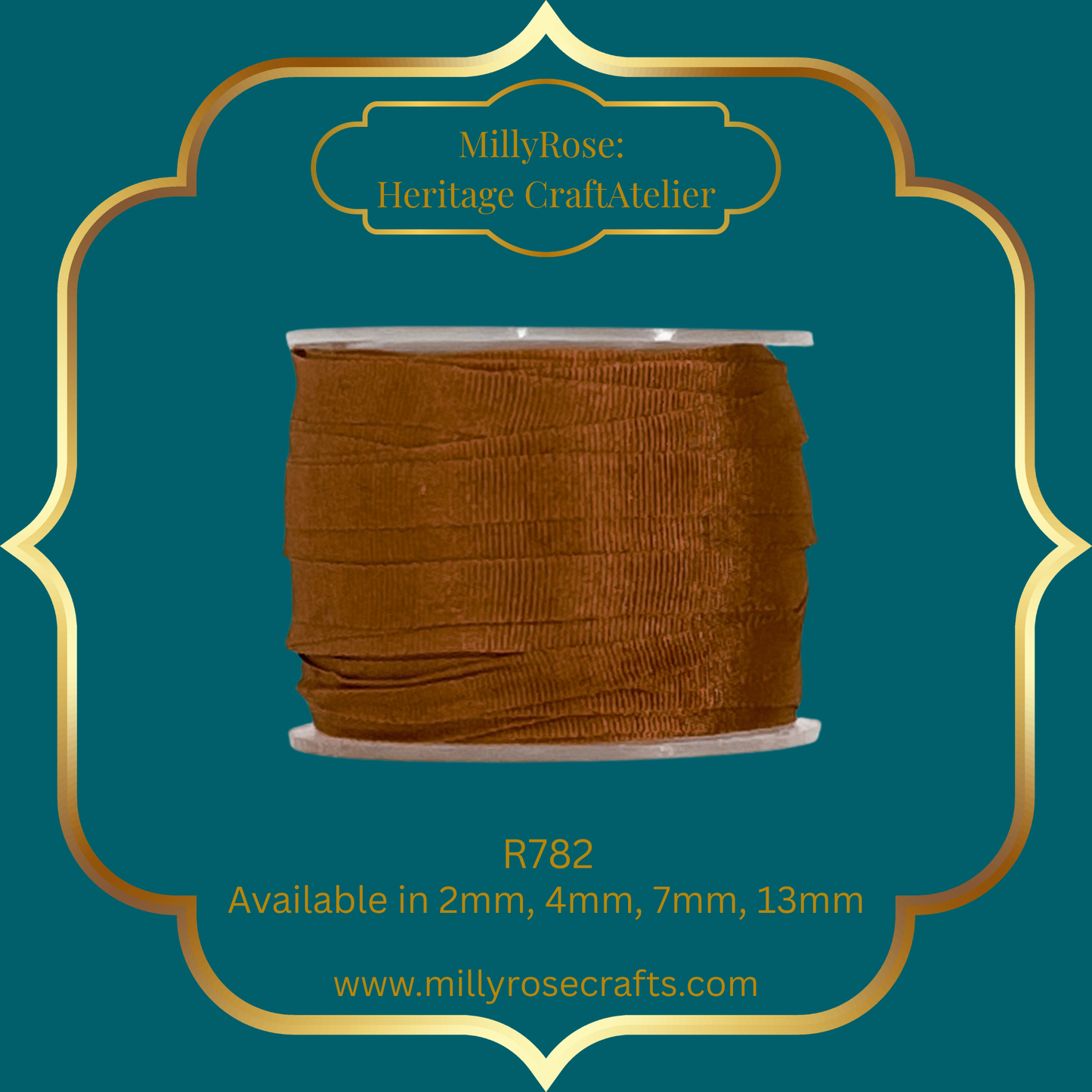 Premium 100% Mulberry Silk Ribbon  Artisan Single Color Collection 2mm,4mm,7mm,13mm,20mm widths