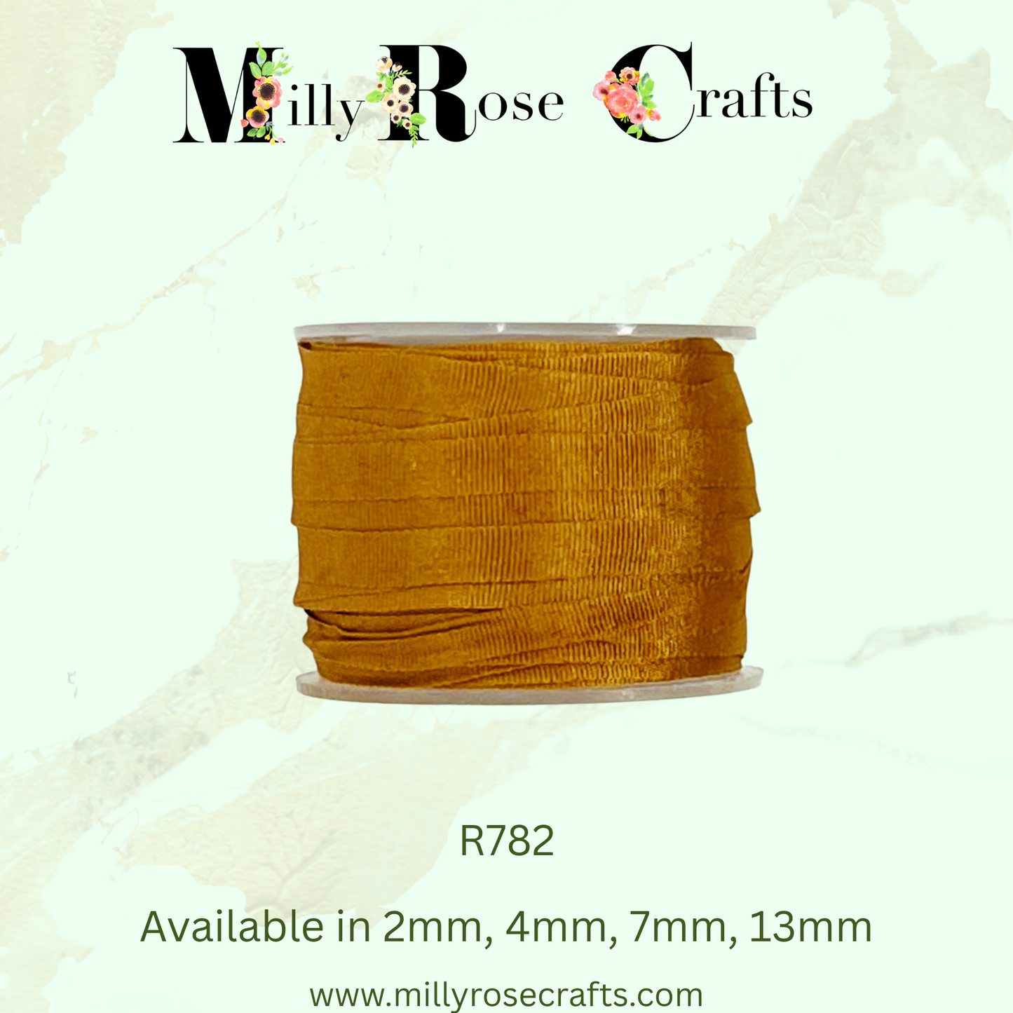 Premium 100% Mulberry Silk Ribbon  Artisan Single Color Collection 2mm,4mm,7mm,13mm,20mm widths