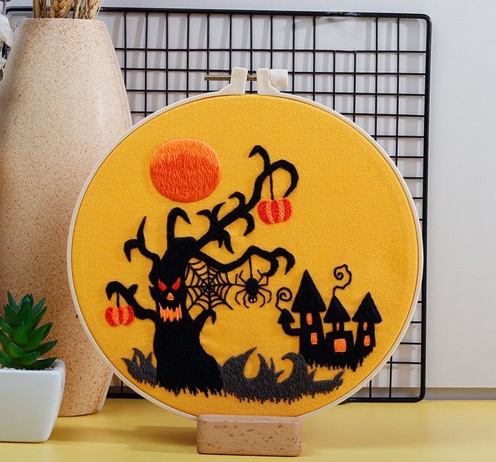 Halloween Embroidery Kit For Beginners