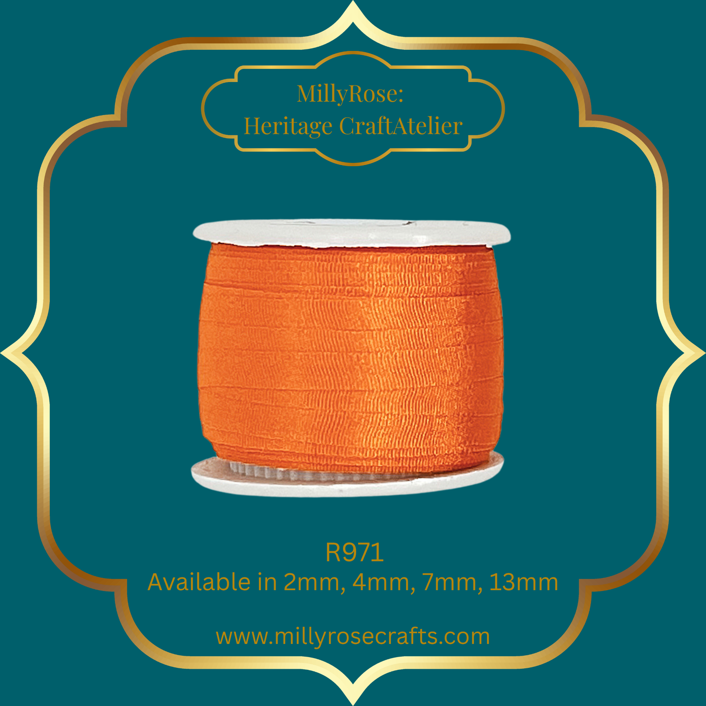 Premium 100% Mulberry Silk Ribbon  Artisan Single Color Collection 2mm,4mm,7mm,13mm,20mm widths