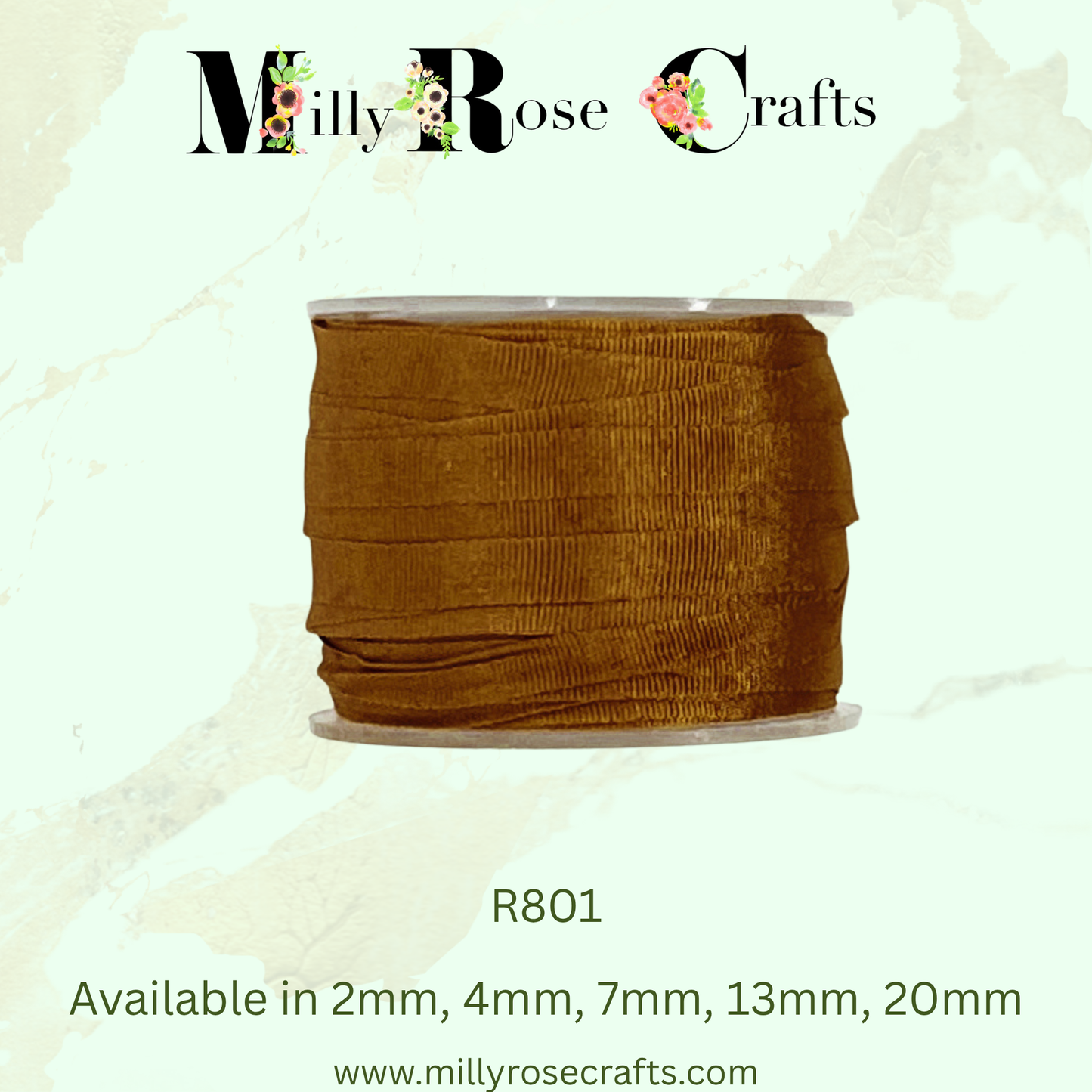 Premium 100% Mulberry Silk Ribbon  Artisan Single Color Collection 2mm,4mm,7mm,13mm,20mm widths