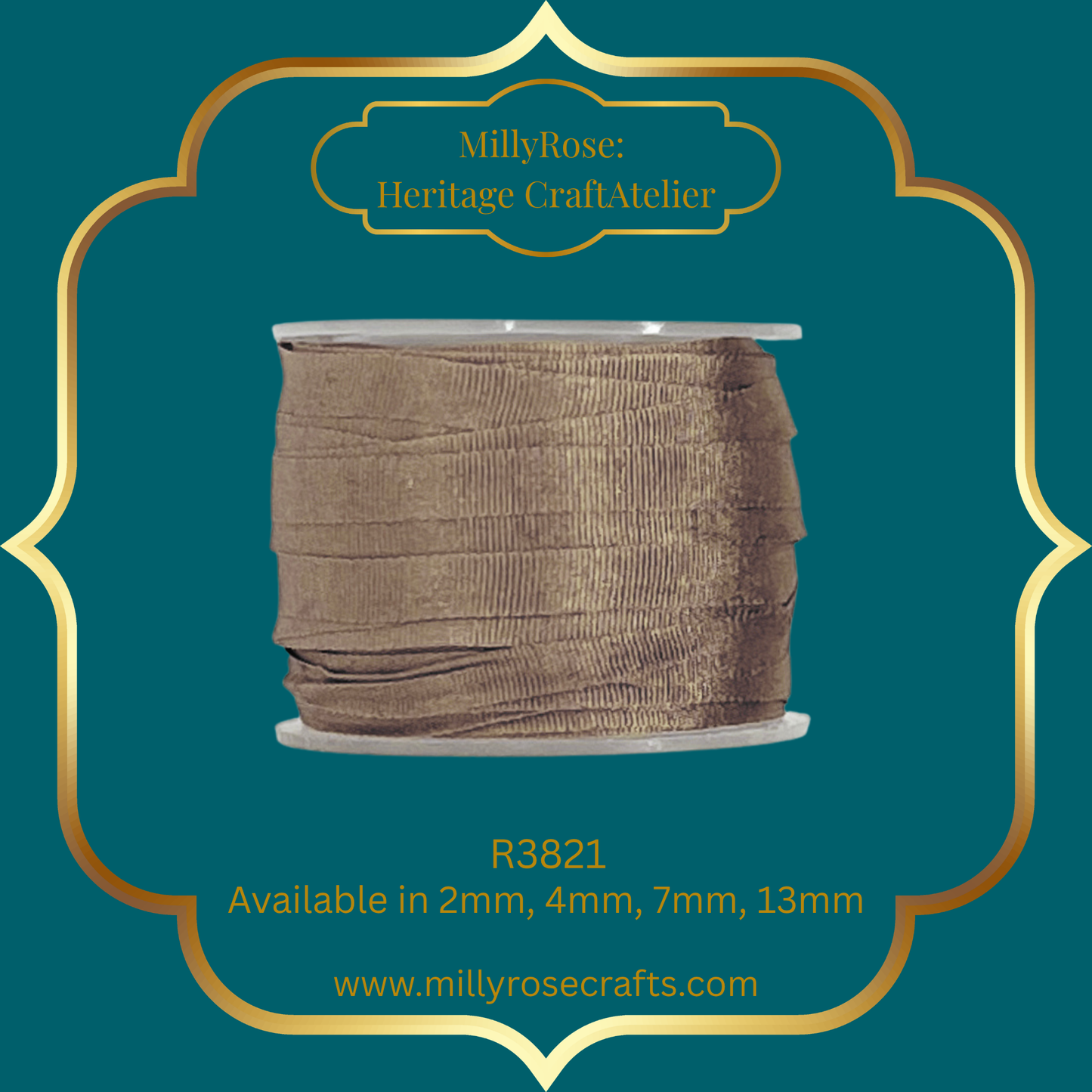 Premium 100% Mulberry Silk Ribbon  Artisan Single Color Collection 2mm,4mm,7mm,13mm,20mm widths