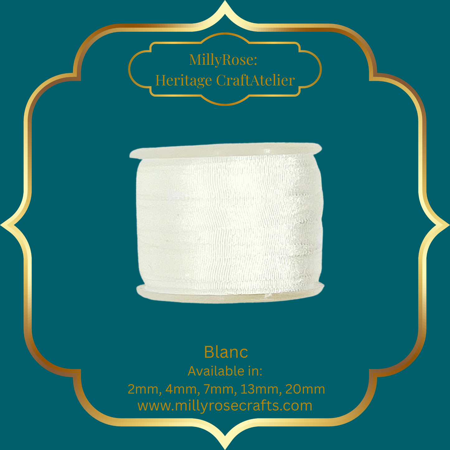Premium 100% Mulberry Silk Ribbon  Artisan Single Color Collection 2mm,4mm,7mm,13mm,20mm widths