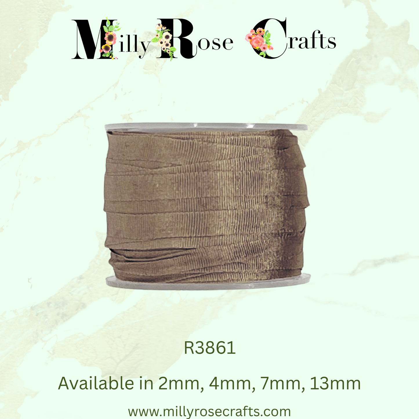 Premium 100% Mulberry Silk Ribbon  Artisan Single Color Collection 2mm,4mm,7mm,13mm,20mm widths