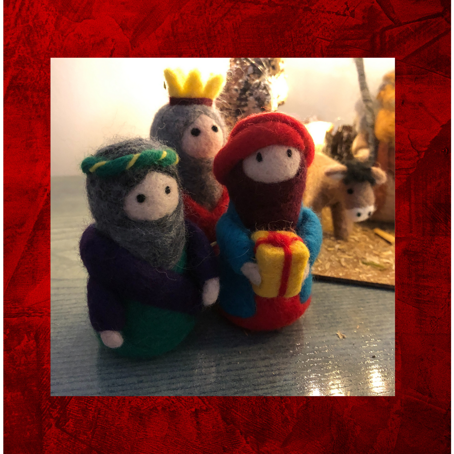 Nativity Needle Felting Kit, Christmas Needle felting Kit, Ideal Craft Gift Idea