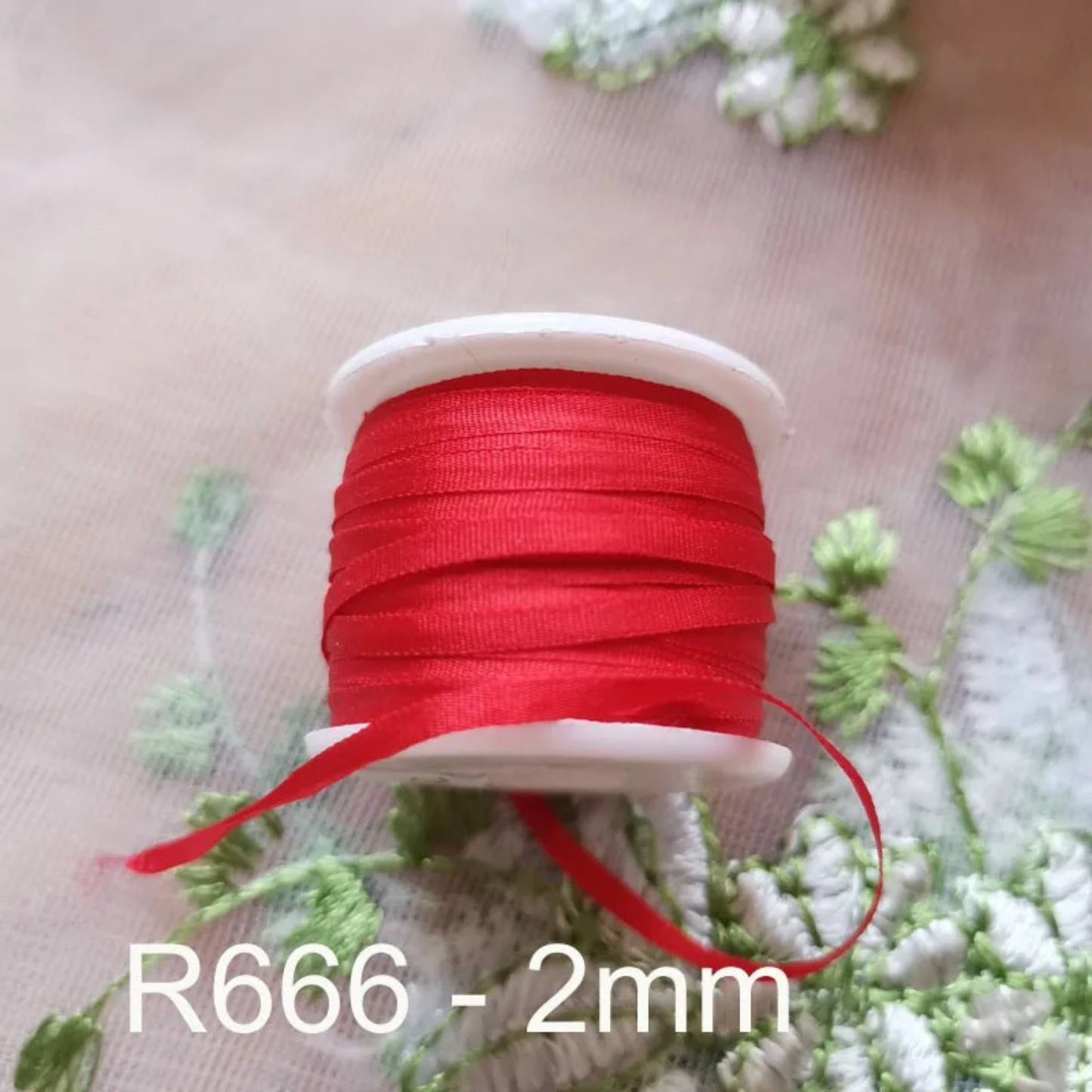 2mm Mulberry Silk Ribbon Natural Pure 100% Silk Ribbons 4mm 7mm 13mm 20mm Silk Ribbon Embroidery Cross Stitch 91 Colours