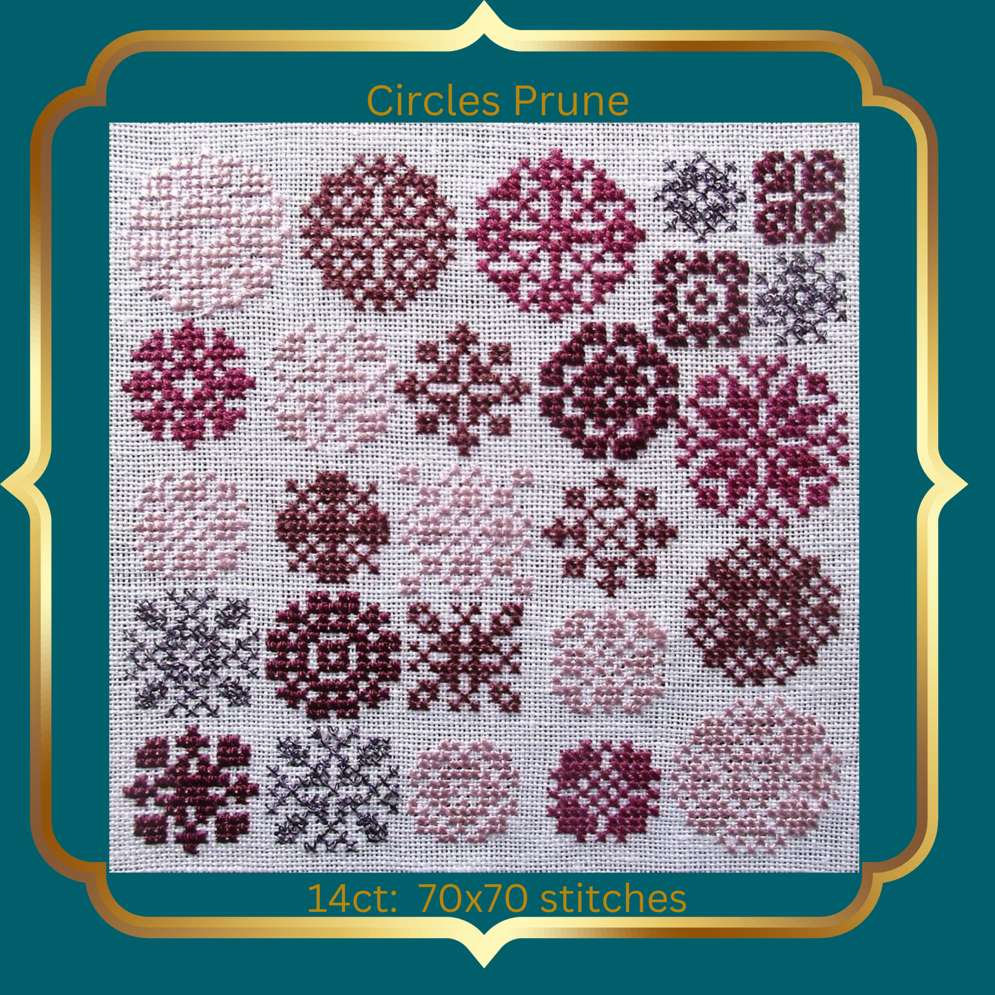 Historische Stickmuster Explorer Silk Cross Stitch Kit  Au Ver à Soie Fushia Burgundy Prune  Discovery Pack Sampler