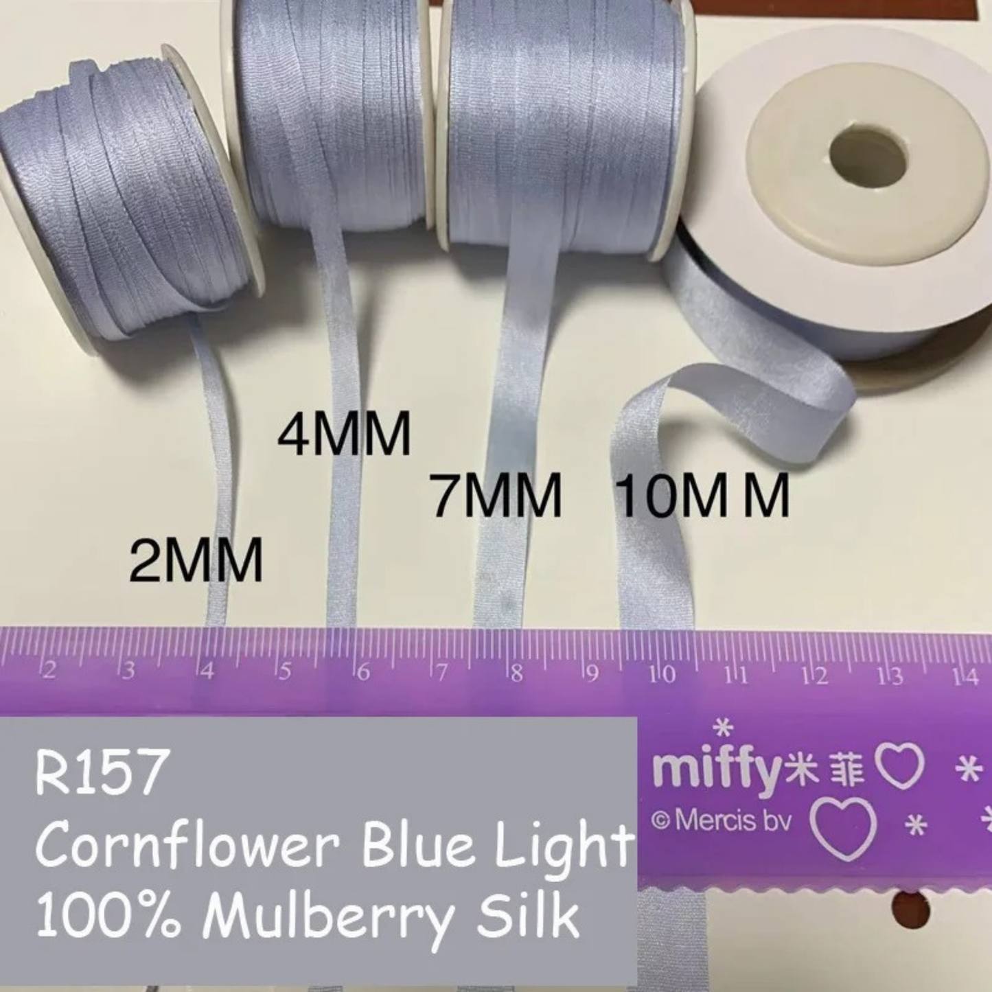 2mm Mulberry Silk Ribbon Natural Pure 100% Silk Ribbons 4mm 7mm 13mm 20mm Silk Ribbon Embroidery Cross Stitch 91 Colours