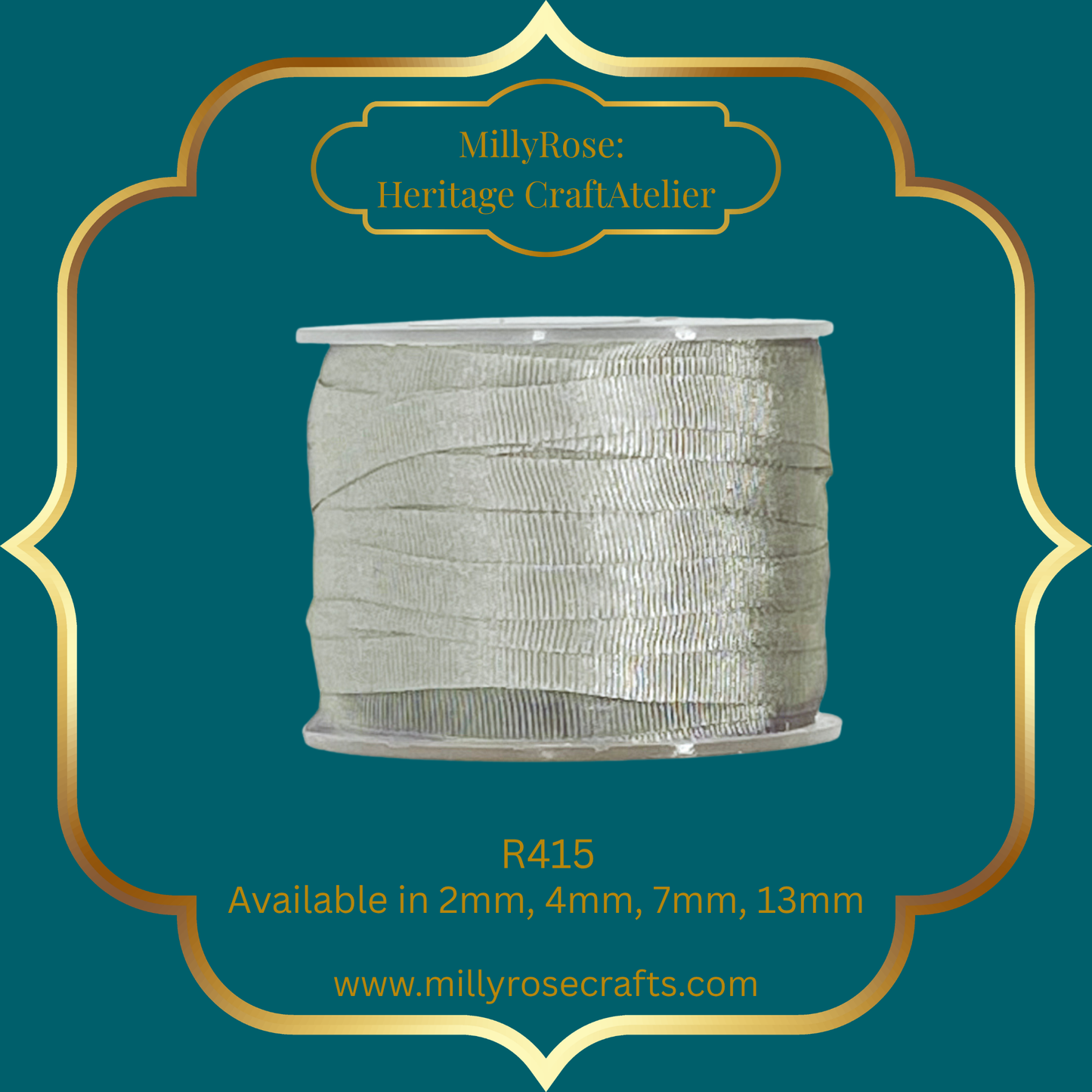 Premium 100% Mulberry Silk Ribbon  Artisan Single Color Collection 2mm,4mm,7mm,13mm,20mm widths