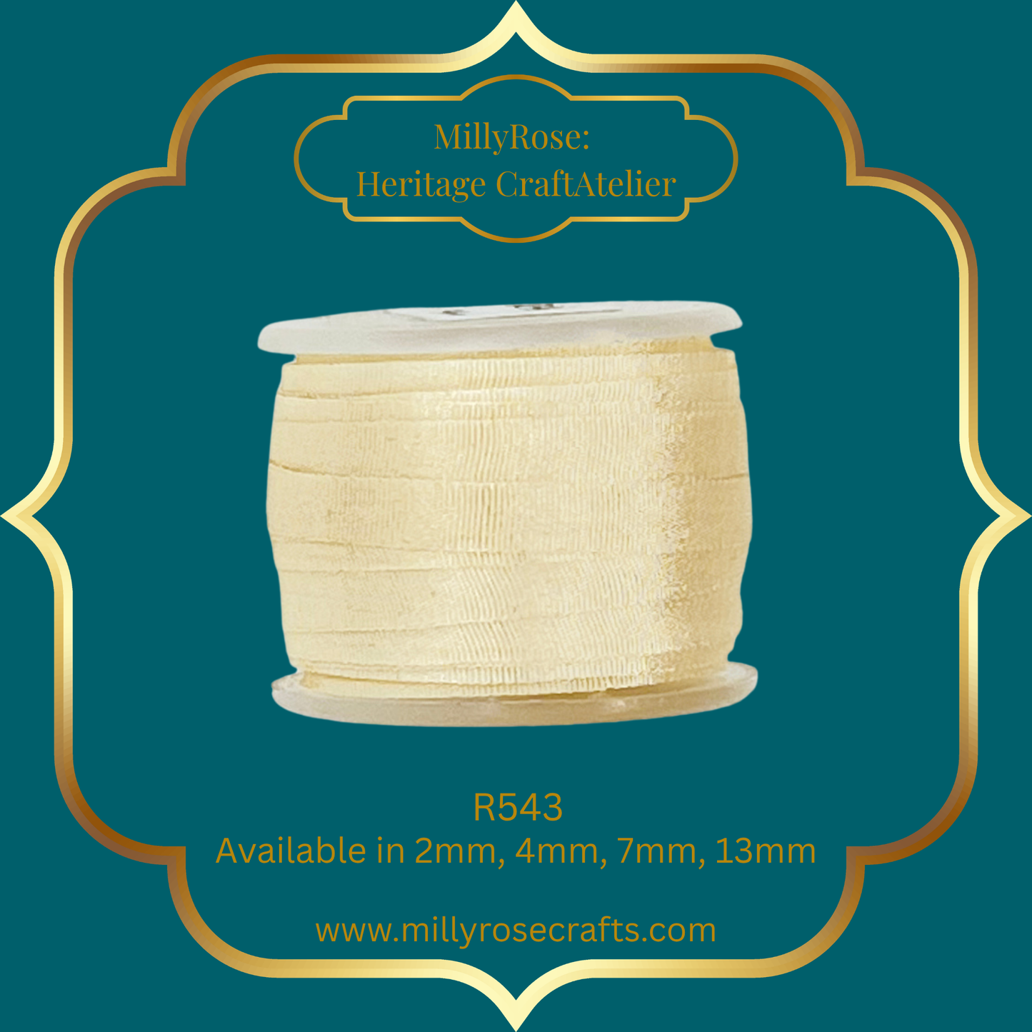 Premium 100% Mulberry Silk Ribbon  Artisan Single Color Collection 2mm,4mm,7mm,13mm,20mm widths