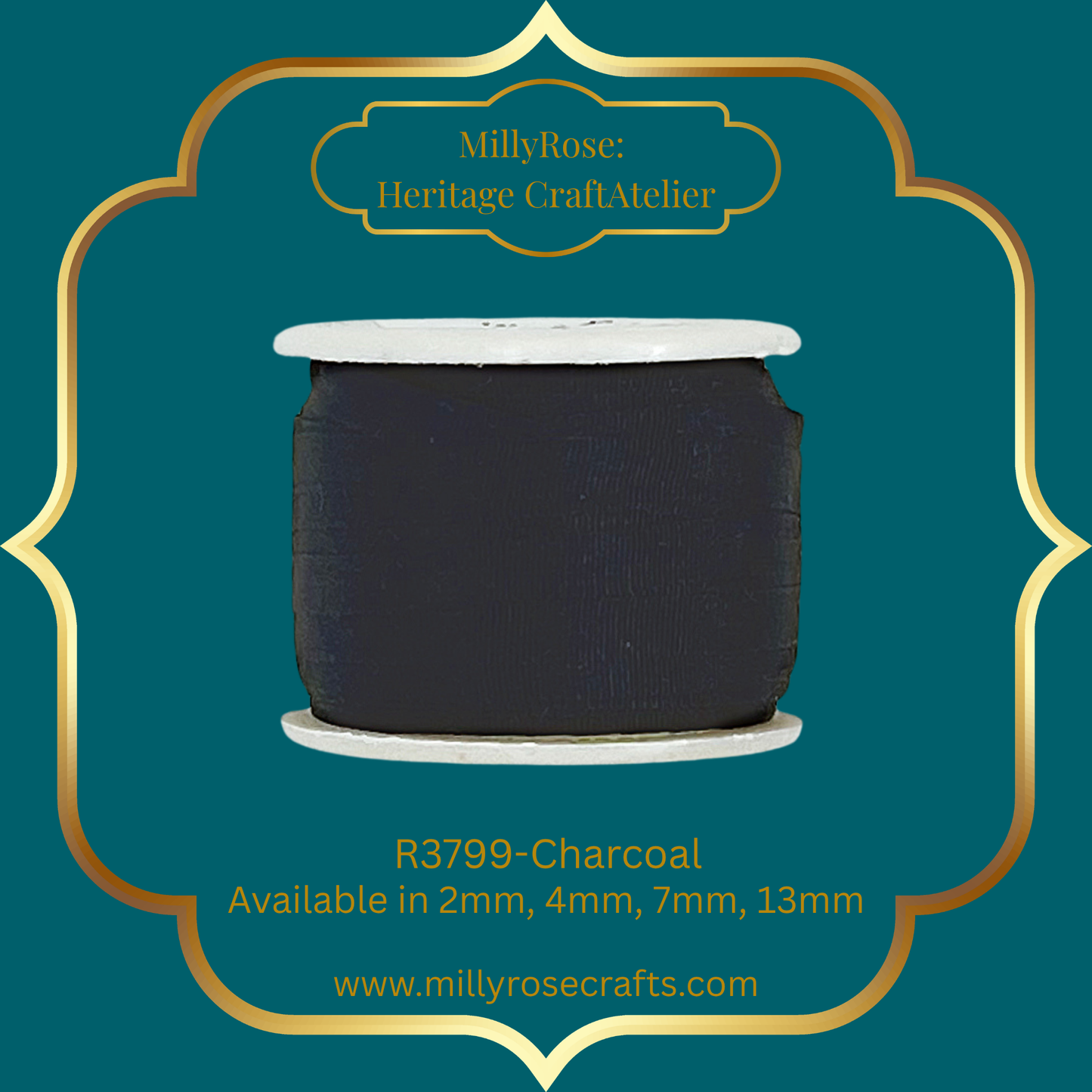 Premium 100% Mulberry Silk Ribbon  Artisan Single Color Collection 2mm,4mm,7mm,13mm,20mm widths