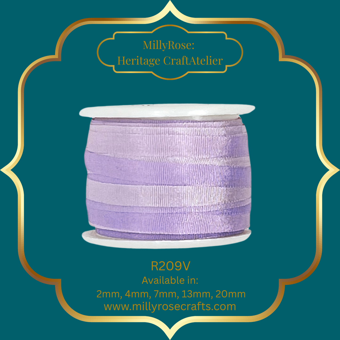 Hand-Dyed Style 100% Mulberry Silk Ribbon Variegated Artisan Collection 2mm,4mm,7mm,13mm,20mm width