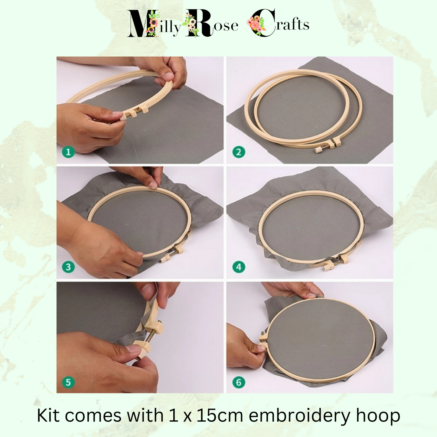 Retriever Dog Embroidery Kit Expert Embroidery Adults Terrier Embroidery Cross Stitch English Instruction Thread Painting Needles 15cm Hoop