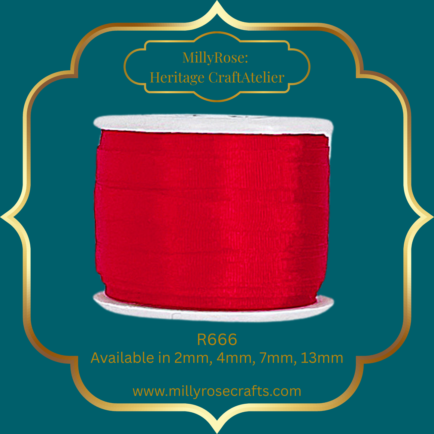 Premium 100% Mulberry Silk Ribbon  Artisan Single Color Collection 2mm,4mm,7mm,13mm,20mm widths