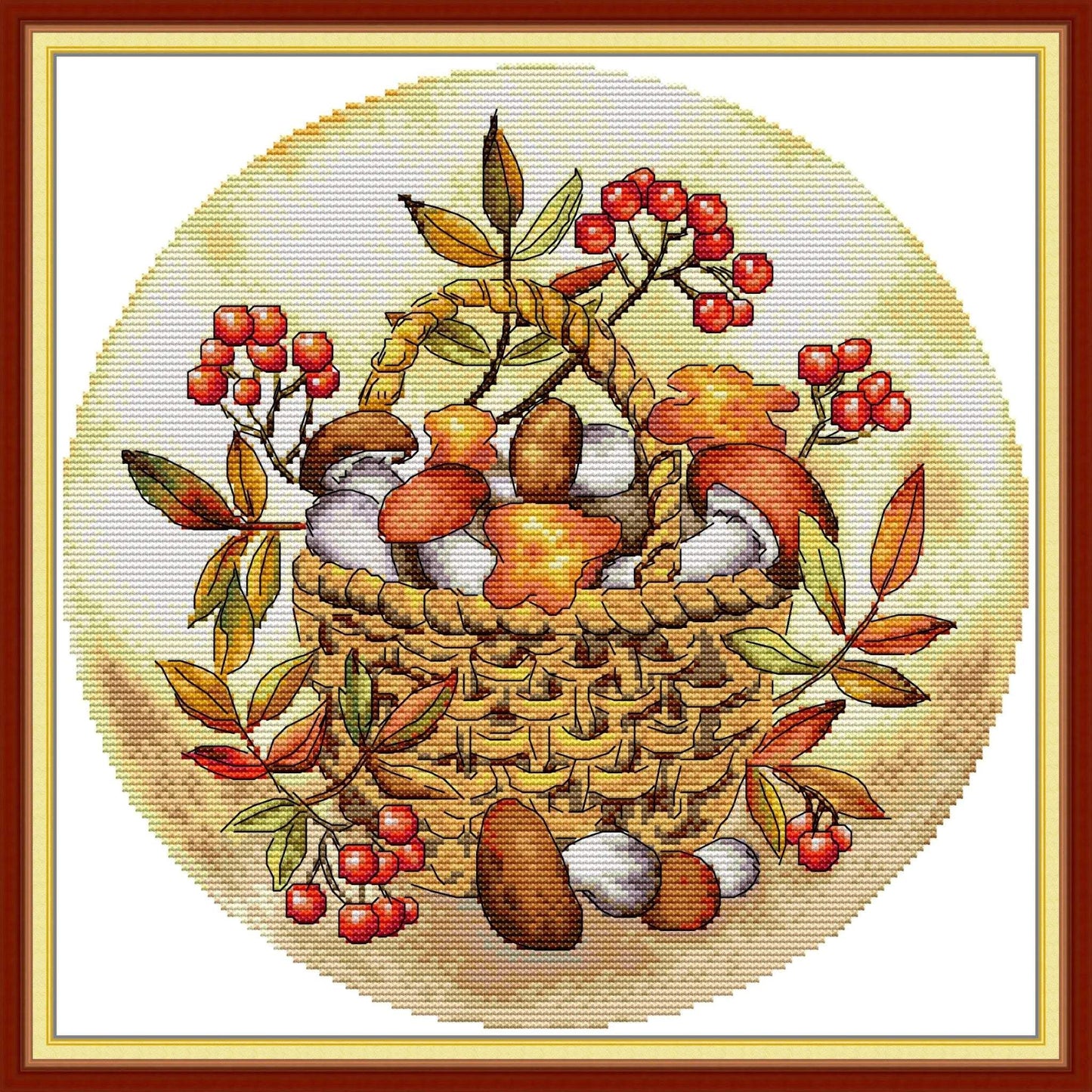 Autumn Harvest Cross Stitch Kit