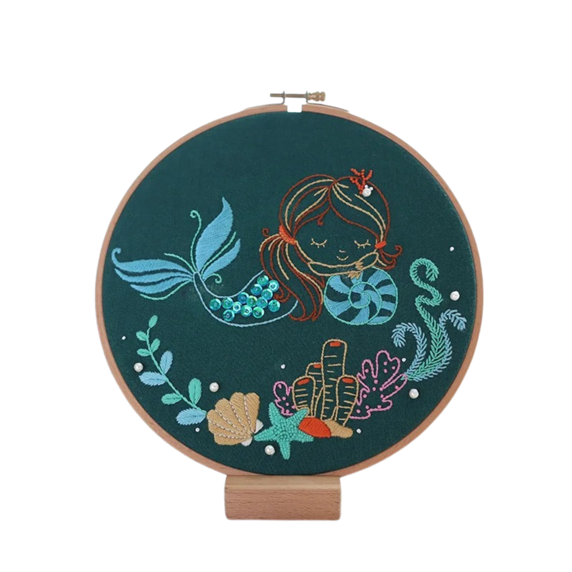 Mermaid Beginner Embroidery Kits