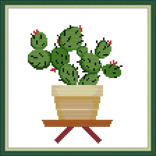 Cactus Cross Stitch Kit