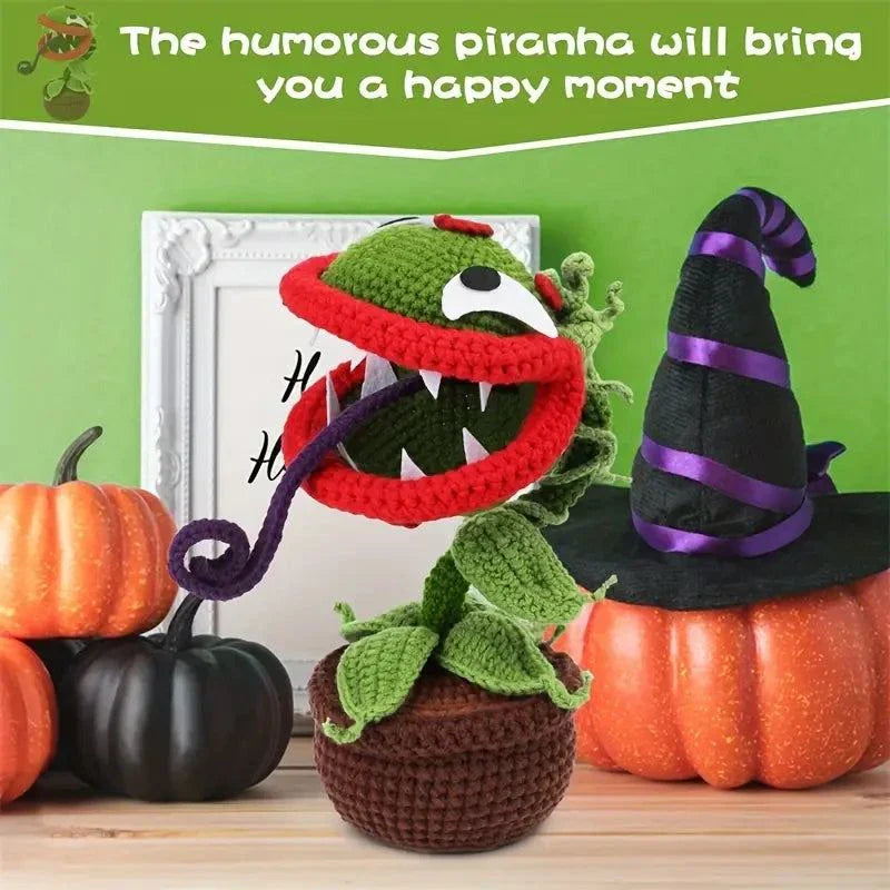 Halloween Venus Fly Trap Monster Plant Crochet kit