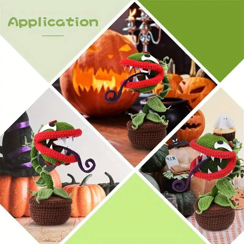 Halloween Venus Fly Trap Monster Plant Crochet kit