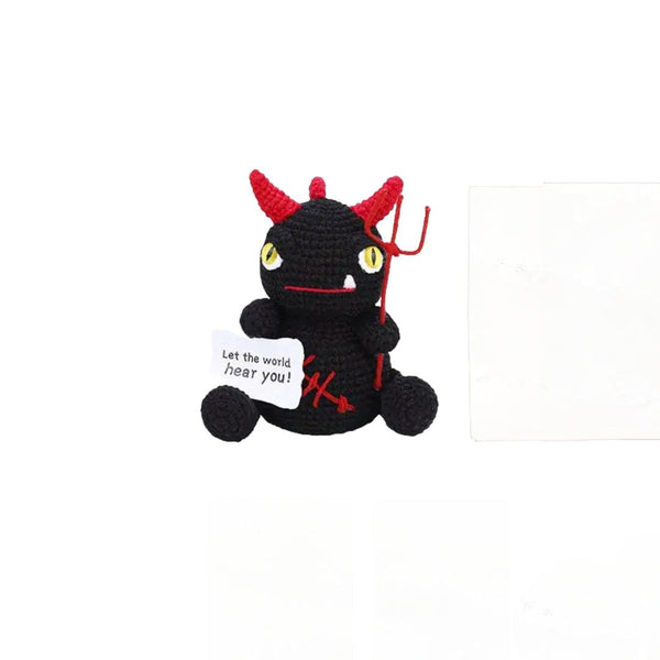 devil dragon amigurumi kit halloween crochet kit