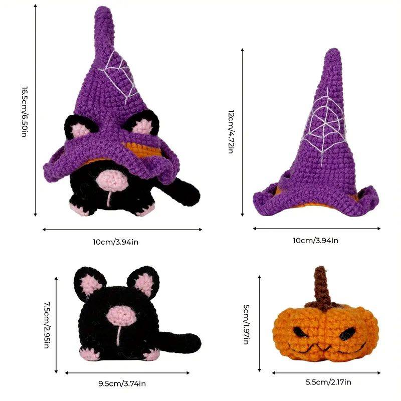 DIY Halloween gnome amigurumi crochet kit