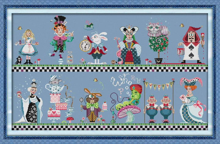 Alice in Wonderland Cross Stitch Kit 