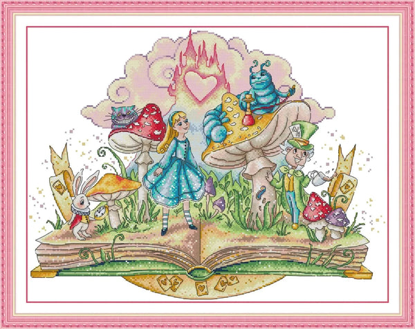 Alice in Wonderland Cross Stitch Kit 