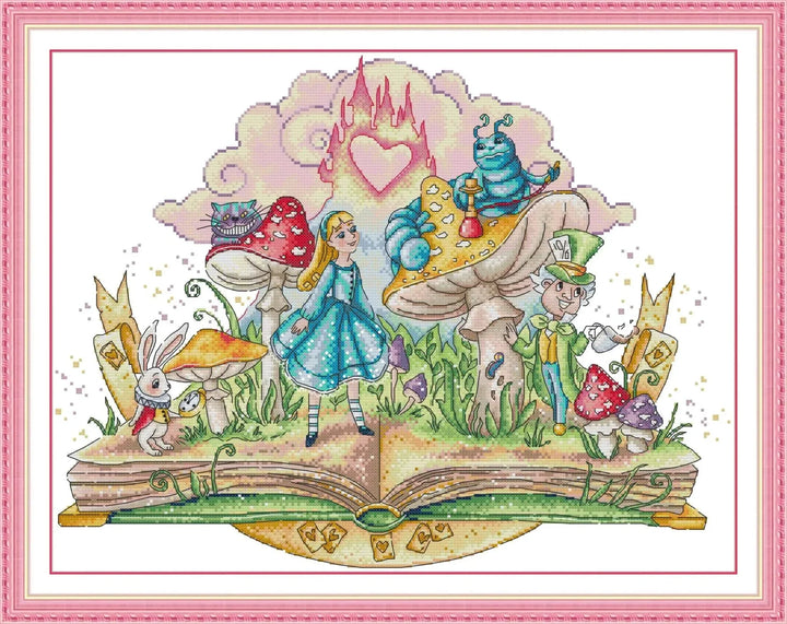 Alice in Wonderland Cross Stitch Kit 