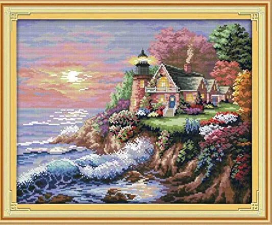 Seaside Light House Cross Stitch Kit