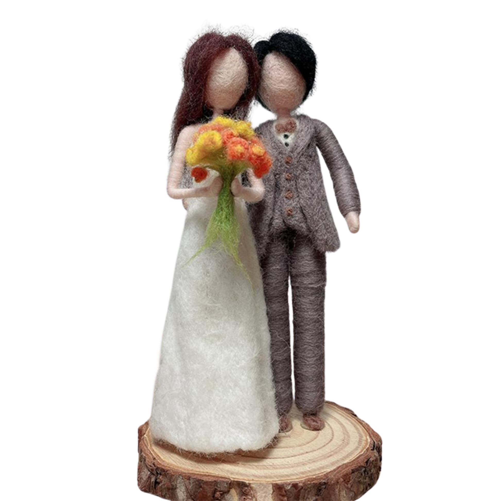 Wedding Figures Needle Felting Kit