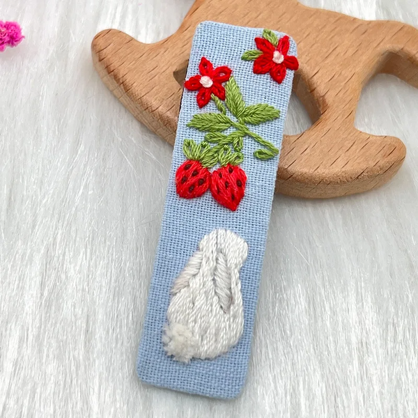 Embroidery Hair Clip Kits