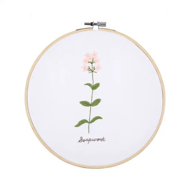 Beginners Embroidery Garden Flowers Kits