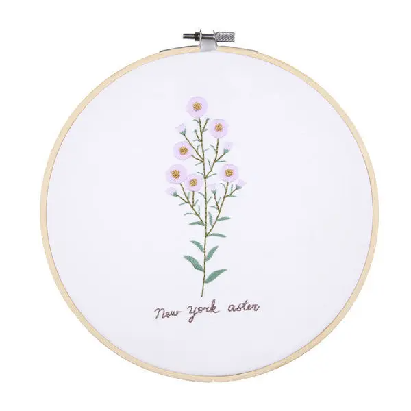 Beginners Embroidery Garden Flowers Kits