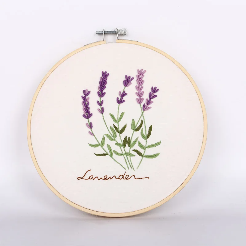 Beginners Embroidery Garden Flowers Kits