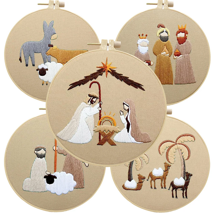 Nativity Embroidery Kits