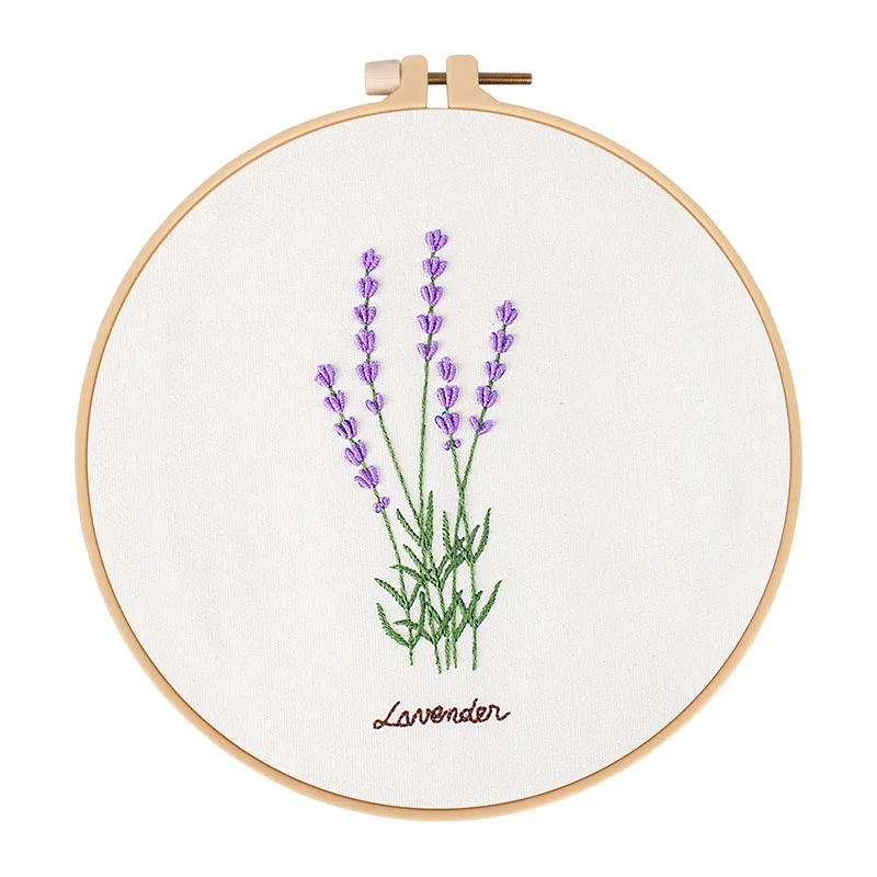 Beginners Embroidery Garden Flowers Kits