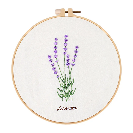 Beginners Embroidery Garden Flowers Kits