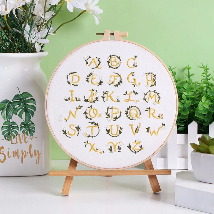 Alphabet Practice Embroidery Kit