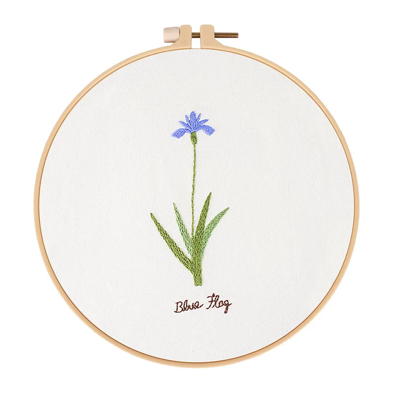 Beginners Embroidery Garden Flowers Kits