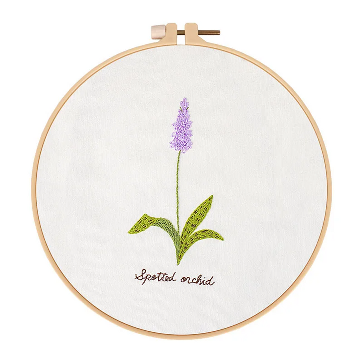 Beginners Embroidery Garden Flowers Kits