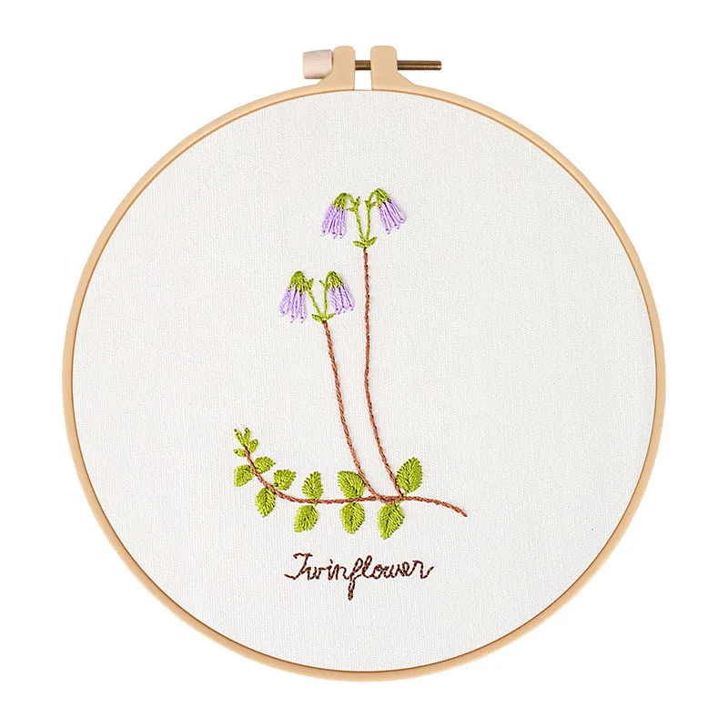 Beginners Embroidery Garden Flowers Kits