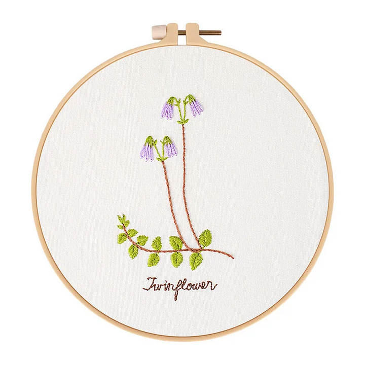 Beginners Embroidery Garden Flowers Kits