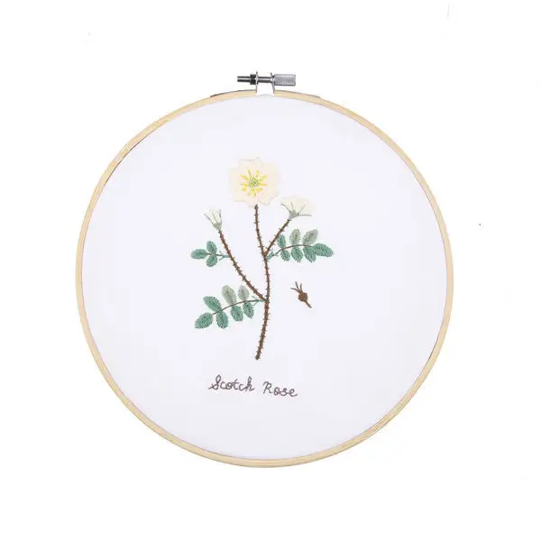 Beginners Embroidery Garden Flowers Kits