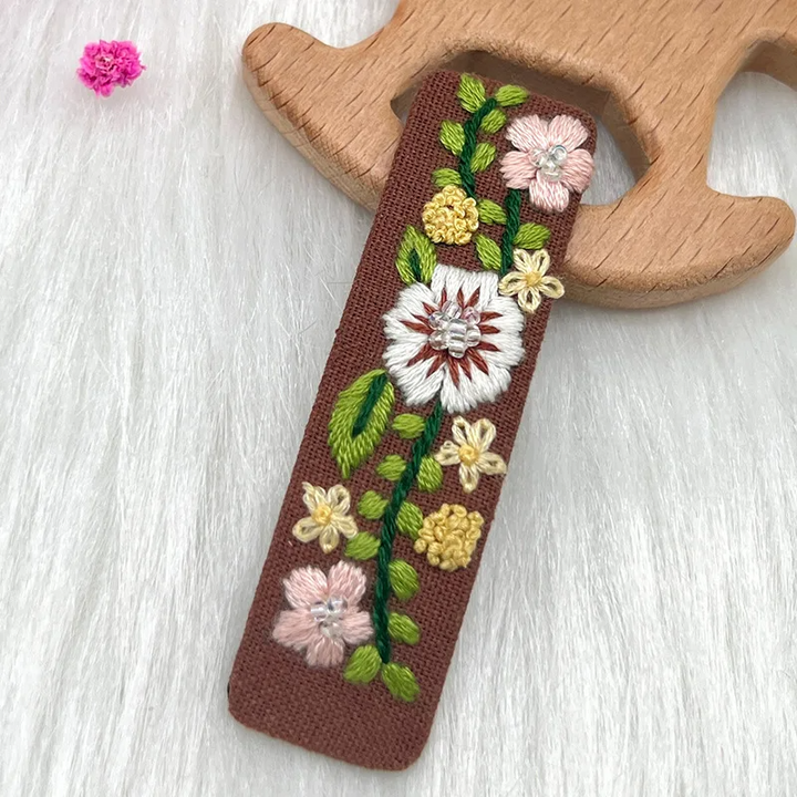 Embroidery Hair Clip Kits