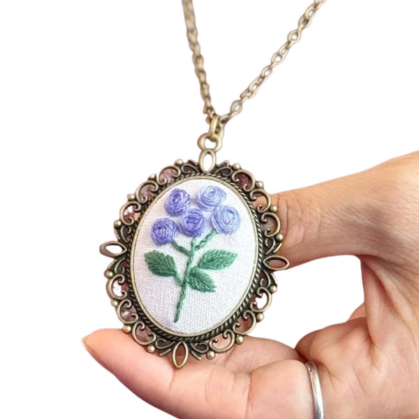 Pendant Embroidery Necklace Kits