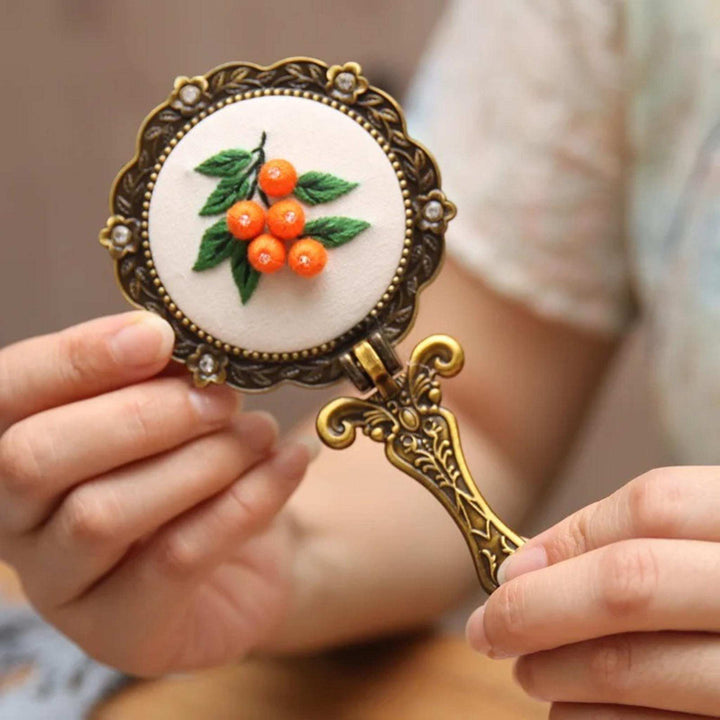 Hand Mirror Embroidery Kits