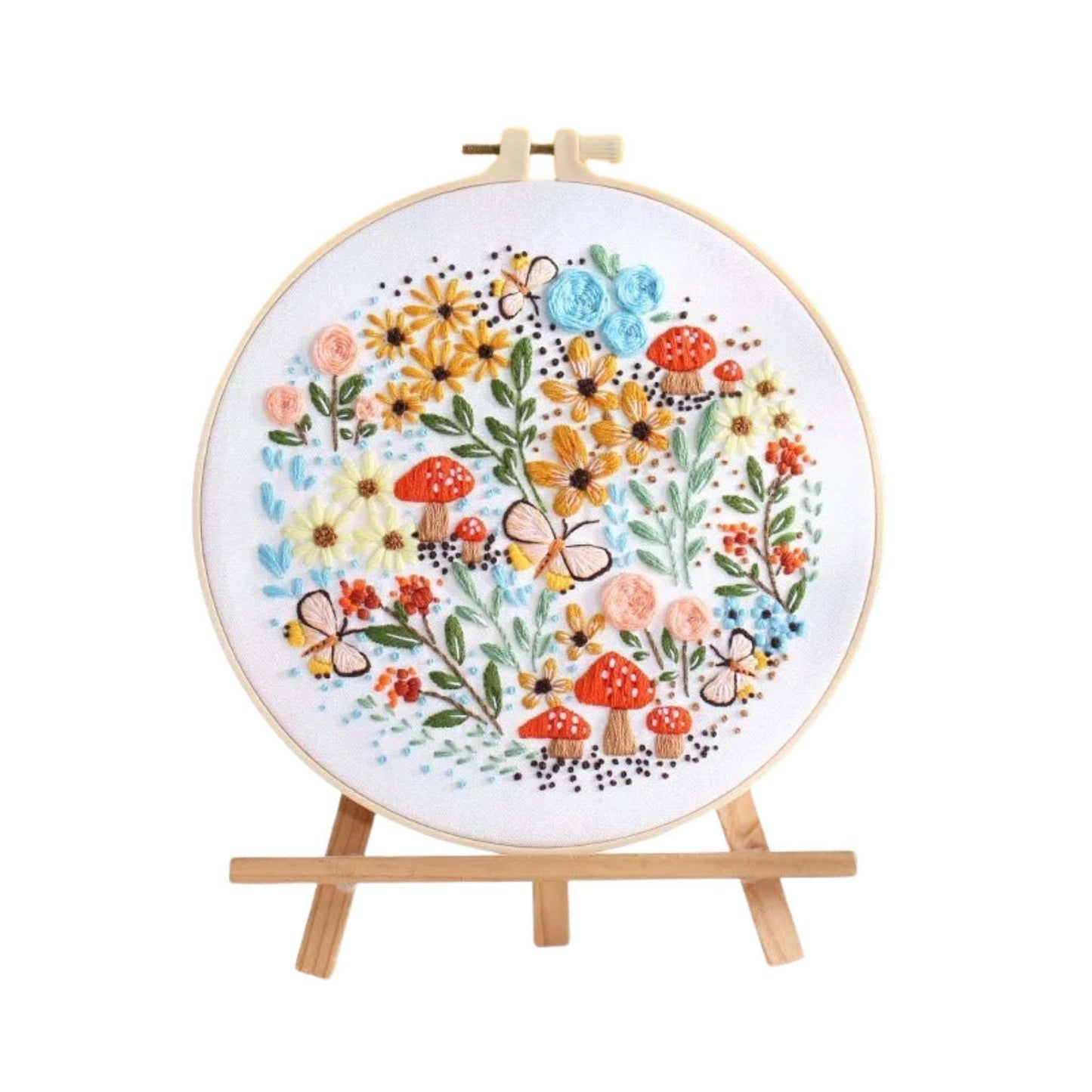 Doodle Flower Embroidery Kits